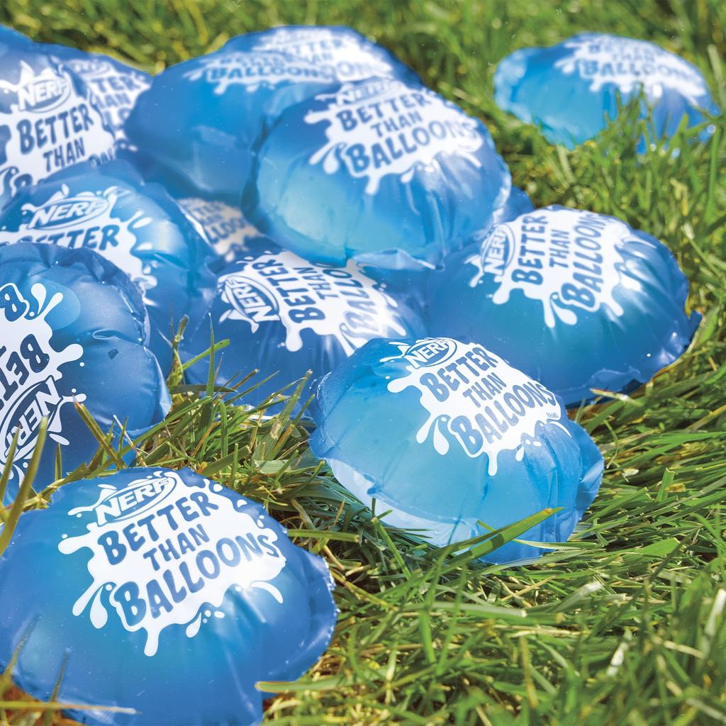 Nerf Besser als Ballon Besser als Ballon 1 Wasserspielzeug Leicht zu reinigen 36 Kapseln Viele Spielmöglichkeiten Genießen Sie Wasserspaß im Garten Geschenk für Kinder ab 3 Jahren.