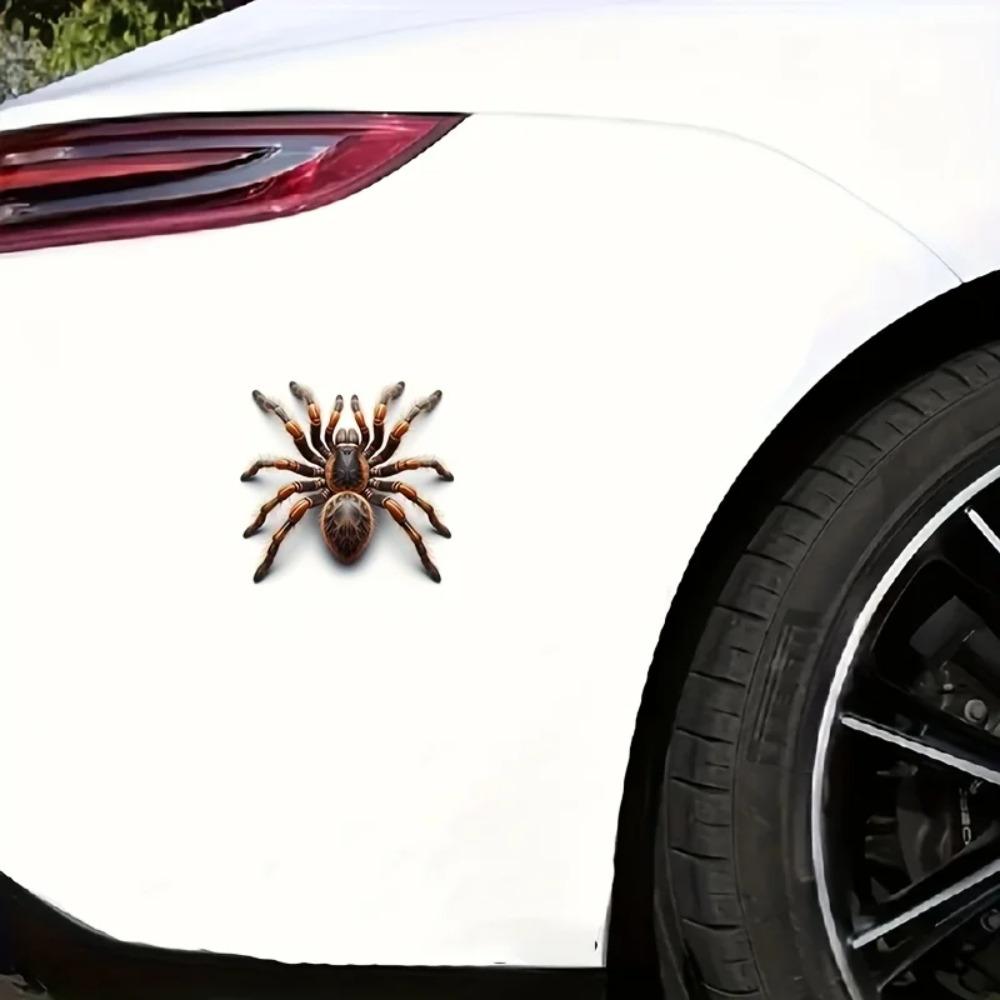 1PC Simulation Spider Car Sticker Waterproof for Motorbike Fuel Tank Front Fairing Car Window Bumper Trunk Halloween Vinyl Decal