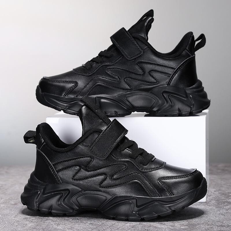Boys' sports shoes, middle-aged children's little white shoes, school performances, middle-aged children's shoes, lightweight one-piece generation