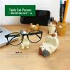 Cat Eyeglass Holder & Pen Stand Resin Organizer