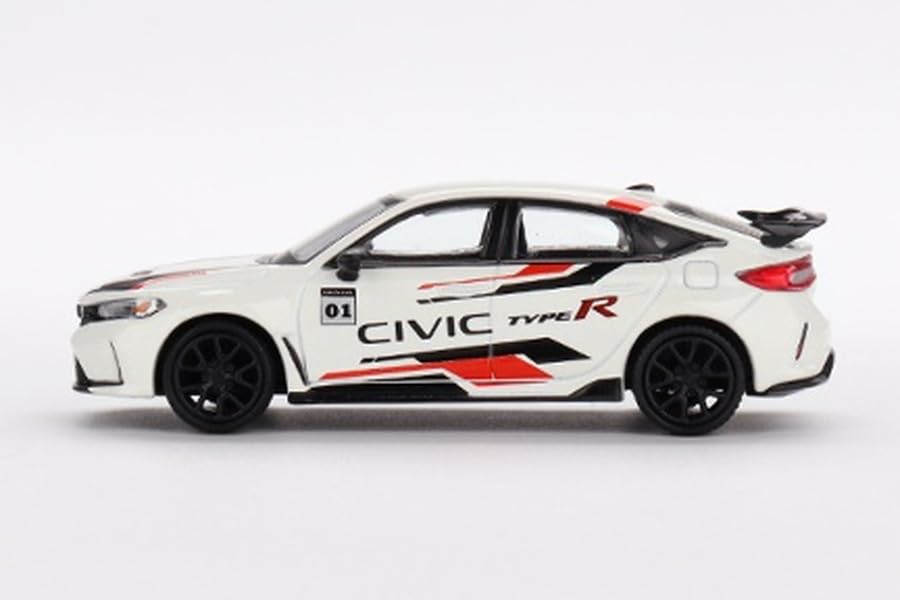 MINI GT 1/64 Scale Honda Civic Type R 2023 Honda Thanksday Vietnam Left-Hand Drive Finished Product