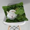 Glücksklee Kissenbezug für Wohnzimmer Sofa Kissenbezug Heimdeko Schlafzimmer Zimmer Bett Kissenbezug