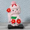 Castle Enterprise Traditional Flower Doll Made in Japan Japanese Souvenir (Tsubaki)