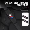 BWL1 For 2025 Hot Leather Car Seat Safety Belt Shoulder Protection Padding For BMW E30 E34 E36 E39 E46 E52 E53 E60 E61 E62 E70 E7