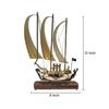 Brass Titanic Ship 12" Inch Showpiece with Wooden Base Perfect for Home Decoration and Gifting. (Small)