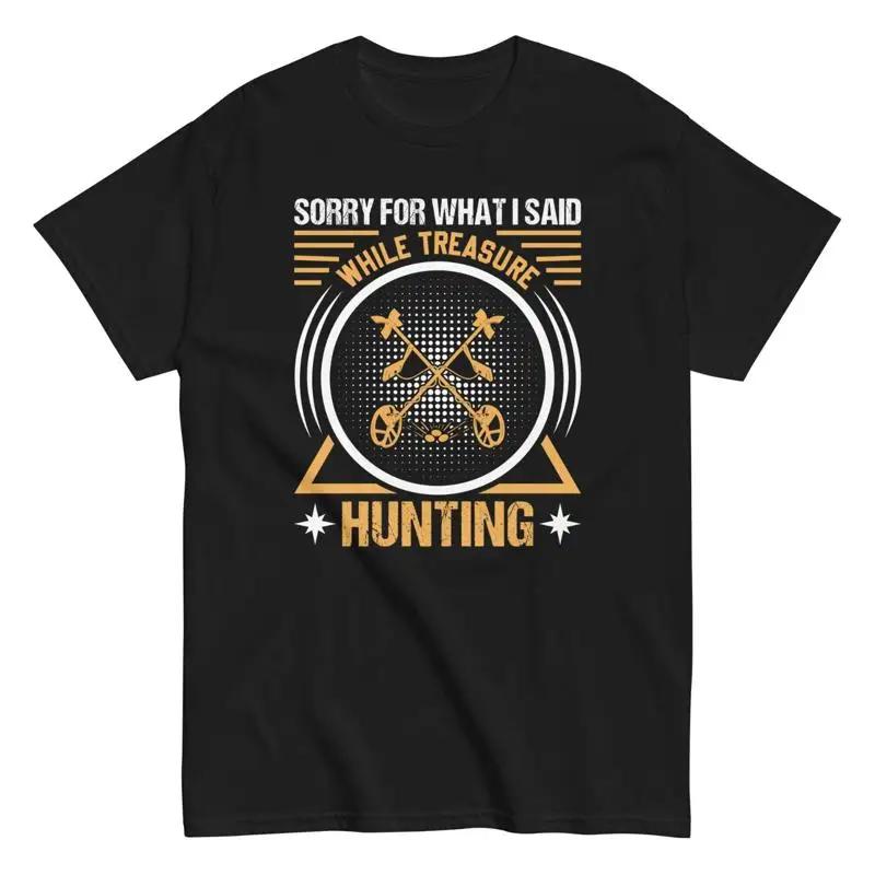 Metal Detector Treasure Hunting Men S Cotton T Shirt Detectorist S