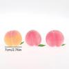 5Pcs 7Cm Artificial Peach Home Kitchen Decoration Fake Fruits Festive Party Supplies Simulation Ornament Pography Props
