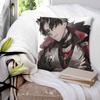 Wriothesley Anime Game Genshin Square Pillowcase Cushion Cover Pillow Case Throw Pillow Cover for Home Bedroom Car