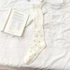Women's Floral Mesh Calf Socks with Bow Knot - Spring/Summer 2026 Collection