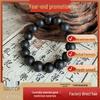 Heritage Handmade He Xiang Beads Bracelet: Intangible Cultural Chinese Medicine, Large Four-in-One Design.