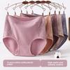 Plus Size Spring and Autumn Cotton Mother High Waist Triangle Briefs