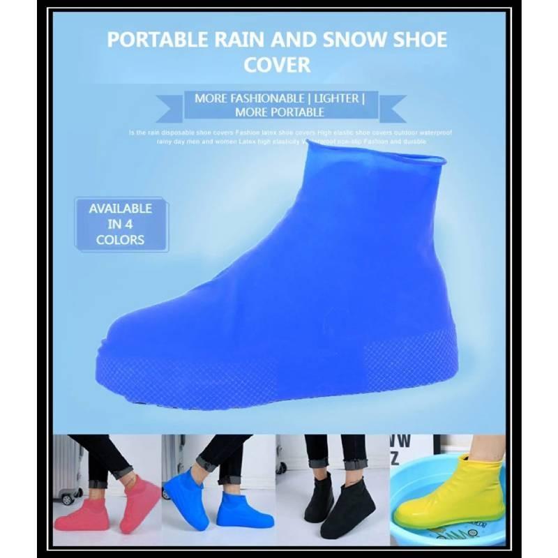 Silicone Resistant Overshoes Rain Waterproof Shoe Covers Protector Reusable