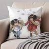 Romantic Mystery Japanese Anime EErased Cushion Cover Pillowcase Antidustmite Invisible Zipper Short Plush Sofa Cushion