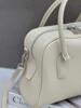 2025 Classic Fashion Large Capacity Bowling Bag - Top Layer Cowhide, Korean Niche Women's Handbag