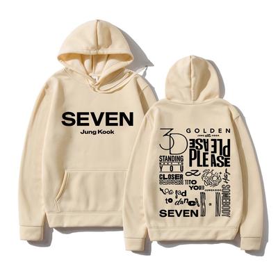 Sudadera con capucha JungKook Seven para mujer, sudadera con capucha Harajuku Standing Next To You, sudadera unisex de otoño e invierno, sudaderas vintage Seven de Corea
