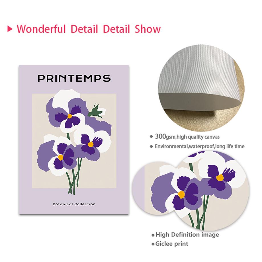 Henri Matisse Bauhaus Linie Paris Blume Nordische Poster und Drucke Wand Kunst Leinwand Malerei Für Wohnzimmer Dekorative Bilder