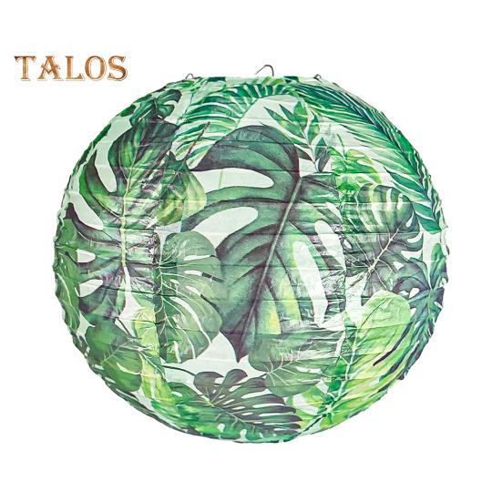 

Тропический бумажный фонарь из пальмовых листьев в китайском стиле, подвесной фонарь, украшение для гавайской тематики, товары для вечеринки в стиле Луау, свадебный декор для дома камуфляжный