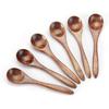 Sevensun Small Wooden Teaspoon, 6pcs Serving Wooden Utensils For Cooking, Condiments, Honey, Spoons For Daily Use