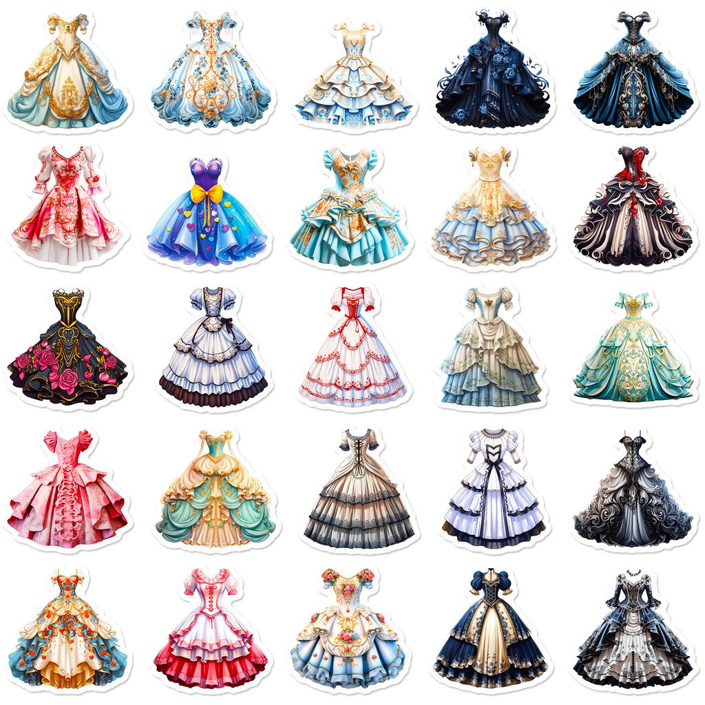 50 Cartoon Lolita Ins Stickers Personalized Mix And Match Creative Diy Waterproof Stickers