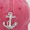 Washed Embroidered Denim Baseball Cap Men'S And Women'S Trend Casual Versatile Cap Street Hat