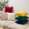 Solid Color Fur Ball Pillow Cover, Velvet Cushion Cover, Sofa Bed Pillow Cover, Nordic Home Chair