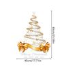 1pc Double-Sided Golden Christmas Tree Window Sticker Window Clings Christmas Decor Sticker Door Mural Showcase Decal Sticker