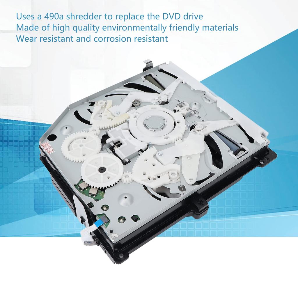 KEM-490 Portable DVDCD Disc Drive Replacement for Optical Drives, Compatible with CUH-1001A, CUH-1115A, CUH-10XXA, and CUH-11XXA.