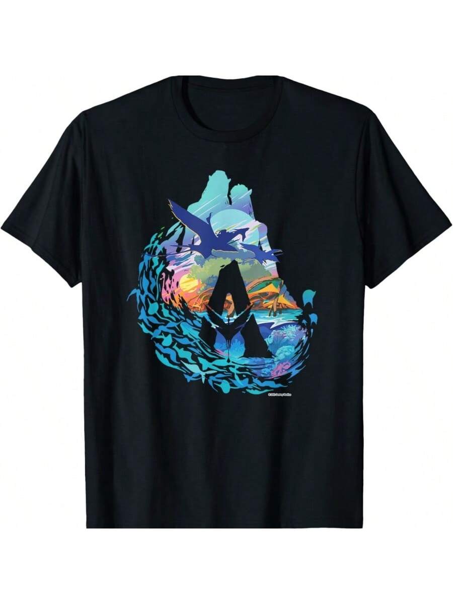 Avatars The Way Of Water Above And Below The Waves T-Shirt S разноцветный