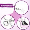 Guitar Keychain Pendant Party Favor Music Chain for Women Men Bag Purse