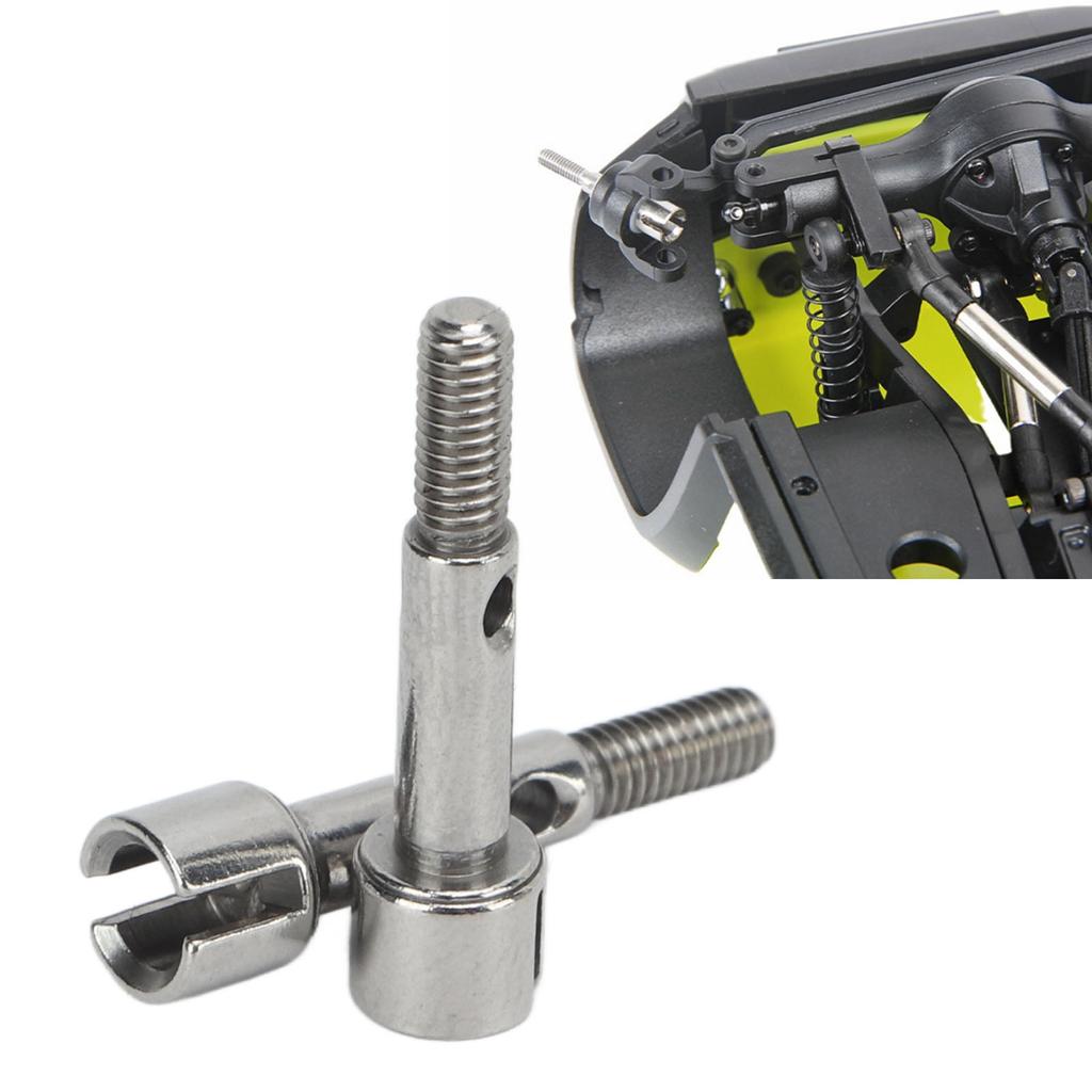 Copo do Eixo da Roda Dianteira de Metal Copo do Eixo da Roda Dianteira de Aço Inoxidável para Carro RC Xiaomi Jimny XMYKC01CM 1/16