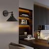 Wall Sconce Living Room Bedroom Bedside Vintage Iron Wall Lamp BlackCopper Indoor Decoration Lighting AC85265V