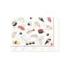 Frontier Cotton Handkerchief Sushi Illustration HKC-003 Quick-Drying Absorbent Made In Japan Tenugui Fabric 100% Cotton 48cm Large Size Bento Box