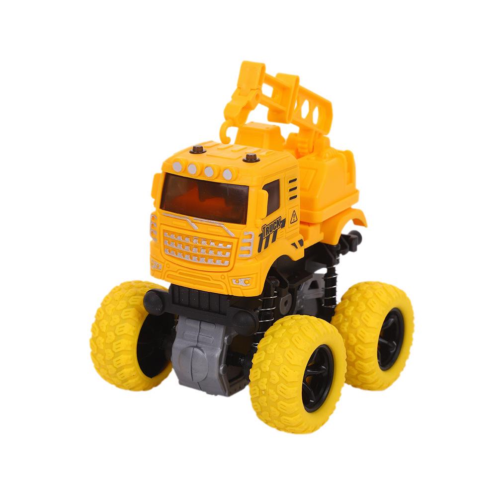 Douyin Kids' 4WD Double-Sided Graffiti Stunt Car - Off-Road, Inertia-Powered, Drop-Resistant, Ideal Gift for Boys