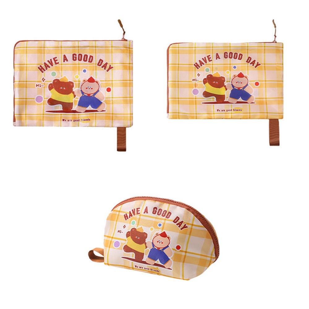 

3Pcs Waterproof Underwear Socks Bag Large-Capacity Cosmetic Storage Bag Travel Storage Bag for Home Style C