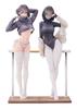 Guitarist Sister Meimei & Noboru Ku Sensei's Dance Class Set 17 Scale Plastic Pre-painted Finished Figure