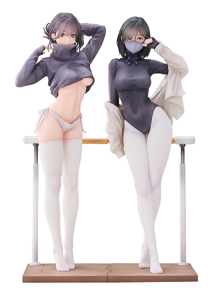 Guitarist Sister Meimei Professor Dance Class Set Scale Plastic Painted Finished Figure & Shoku's 1/7