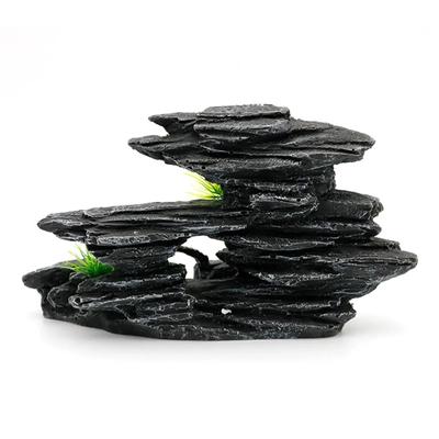 Aquarium Decoration Rockery Figurine Rock Hiding Cave Decorative Landscaping