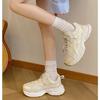 Scarpe sportive alte con suola spessa, leggere, stile retrò, suola morbida, da donna, nuovi modelli estivi, mostrano i piedi, piccole scarpe da ginnastica stile Hong Kong, scarpe da papà parigine