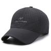 Polyester Breathable Sun Hat For Men Summer Casual Baseball Cap With Adjustable Fit