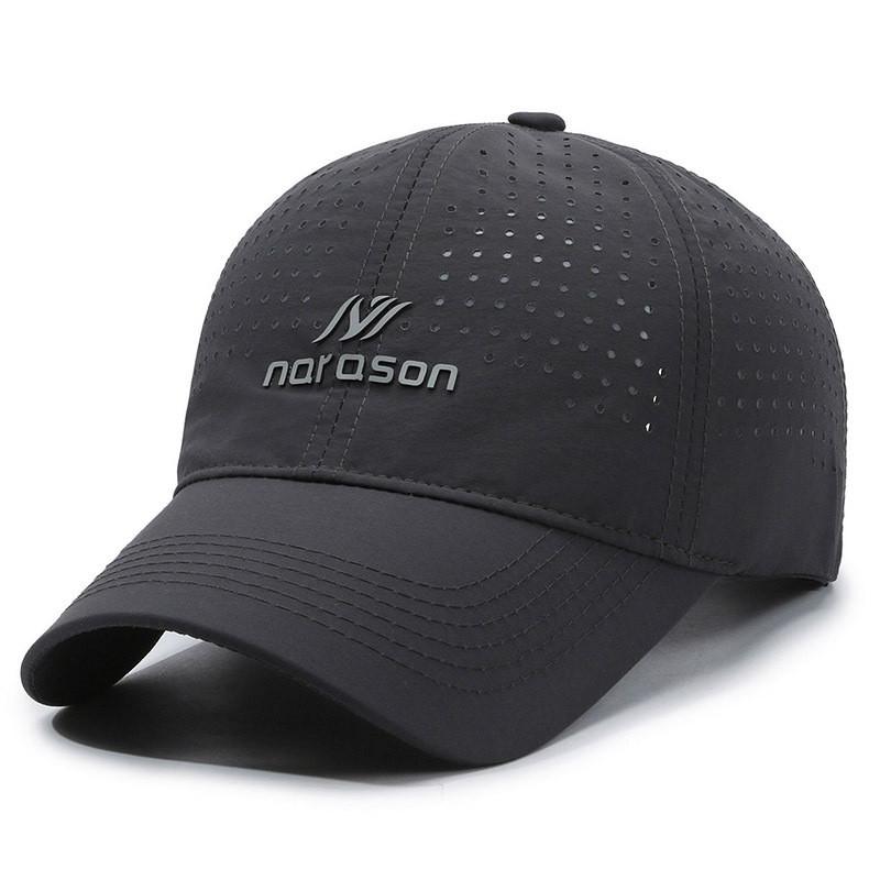 Polyester Breathable Sun Hat For Men Summer Casual Baseball Cap With Adjustable Fit