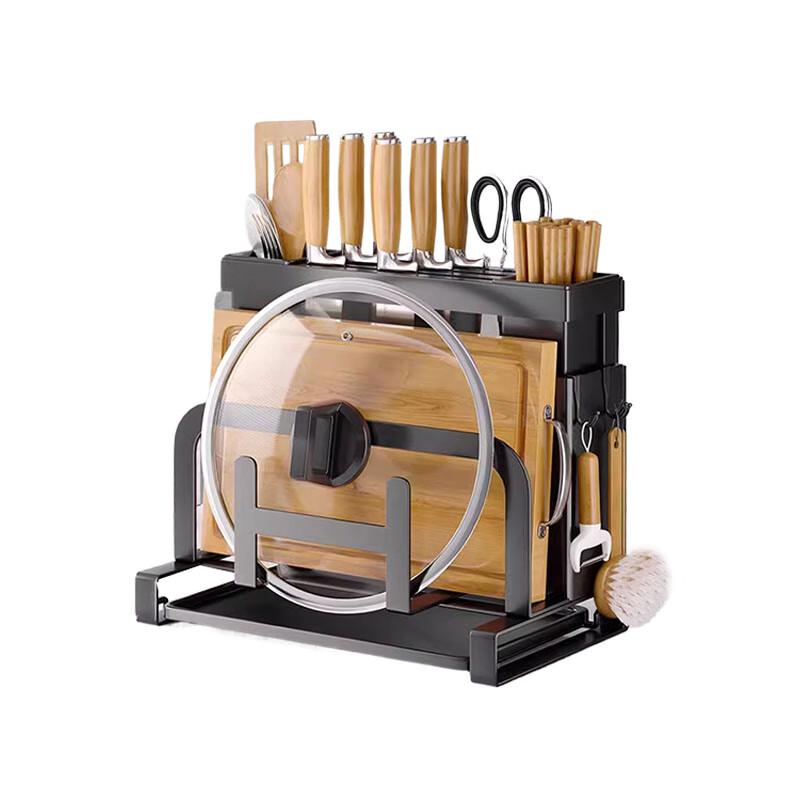 Wall-Mounted Kitchen Knife & Utensil Organizer