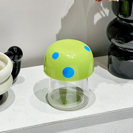 Uzavíratelná sklenice tvaru houby velkokapacitní vnitřní všestranný organizér sklenice na mince sklenice na kávová zrna čaj