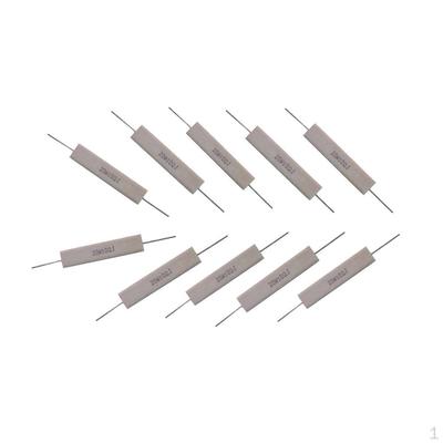 100W Wire Wound Ceramic Cement Resistor 10 Pcs