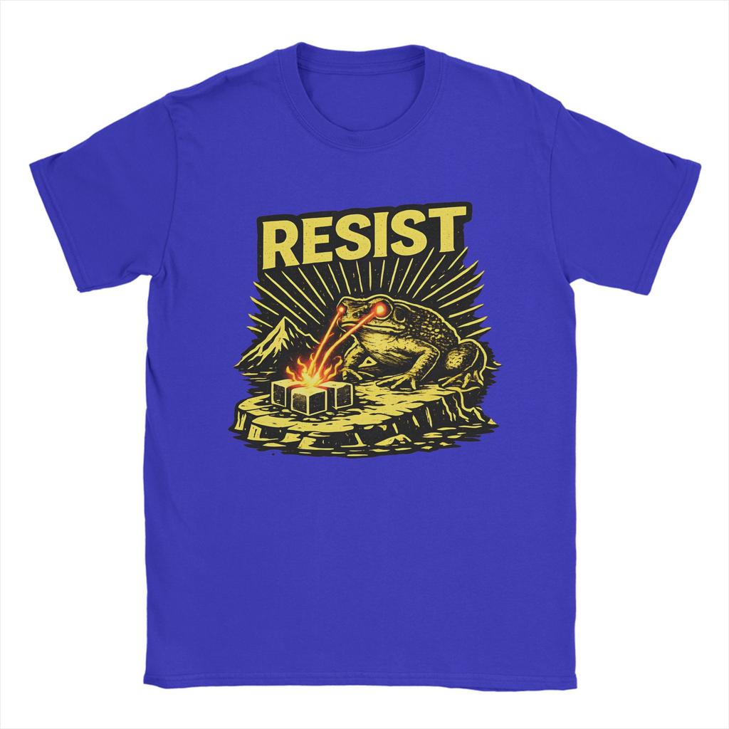 Unisex TShirts Rebel Minneapolis frog ICE Protest Vintage Cotton Tee Shirt Short Sleeve  T Shirt Round Collar Tops Gift Idea