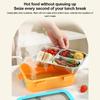 3 Compartments Thermal Lunch Box 304 Stainless Steel Bento Lunch Box  for Office Workers