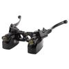 Motorcycle Hydraulic Brake Clutch Master Cylinder Lever Black CNC Aluminum Alloy for 7 8in Handlebars