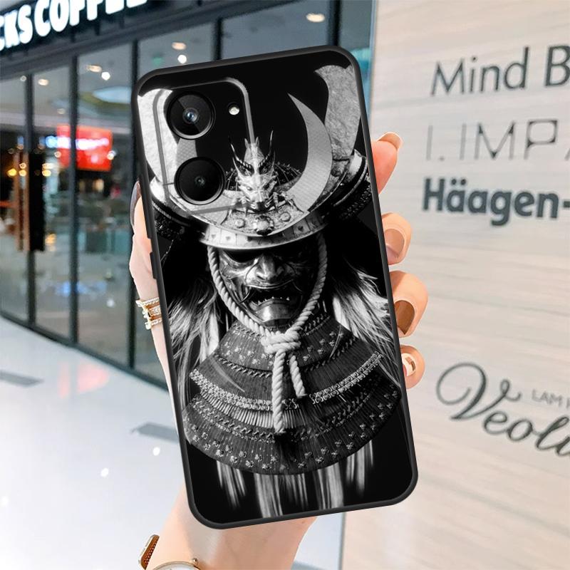 Japanese Samurai Case For Realme GT7 Pro GT6 11 12 13 14 15 Pro Plus C55 C53 C35 C33 C61 C65 C67 C53 C71 C75