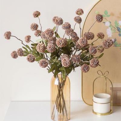 Artificial Dandelion Flower with 5 Heads - Single Stem for Indoor Decoration or Wedding Decor