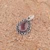 Pear Purple Cat'S Eye Stone Mother Gift Unique Boho Pendant Jewelry 925 Silver PP-26-39
