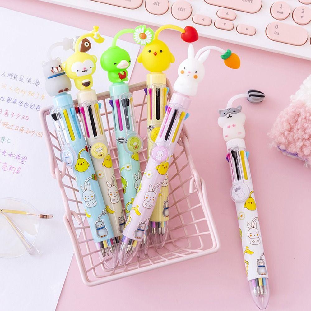 Cartoon Animal Pendant Ballpoint Pen Creative Graffiti Pen  Student Gift Prizes